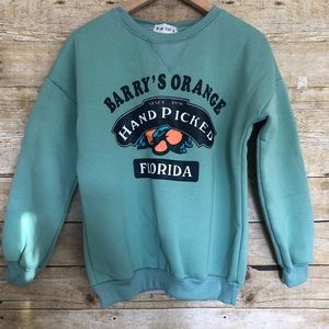 NEW Barry’s Orange Hand Picked Florida sweatshirt